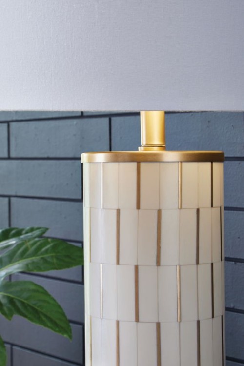 Faridworth - White / Gold Finish - Poly Table Lamp