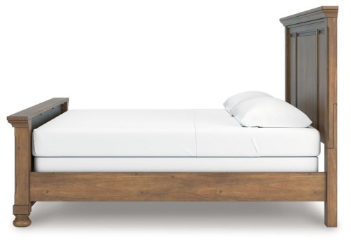 Feddinger - Medium Brown - King Panel Bed