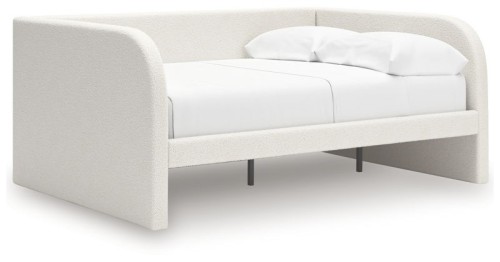 Arloster - Tan / White - Twin Upholstered Day Bed