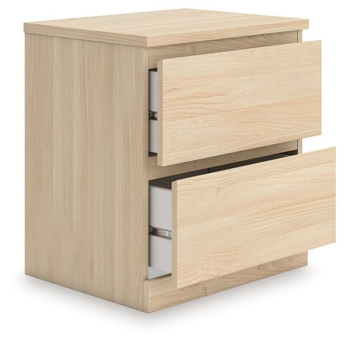Onita - Natural - Two Drawer Night Stand