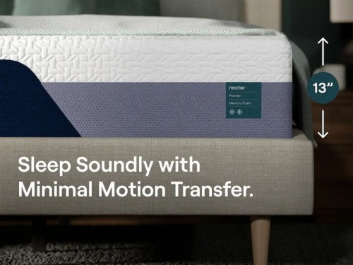 Nectar Premier Memory Foam 5.1 - White - Twin XL Mattress