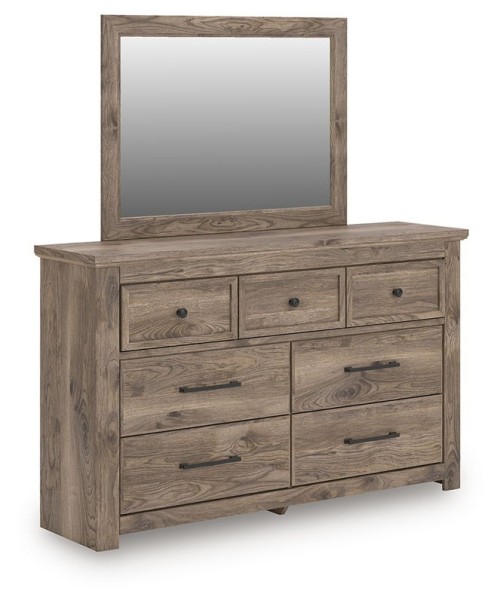 Rusticott - Brown - Dresser And Mirror