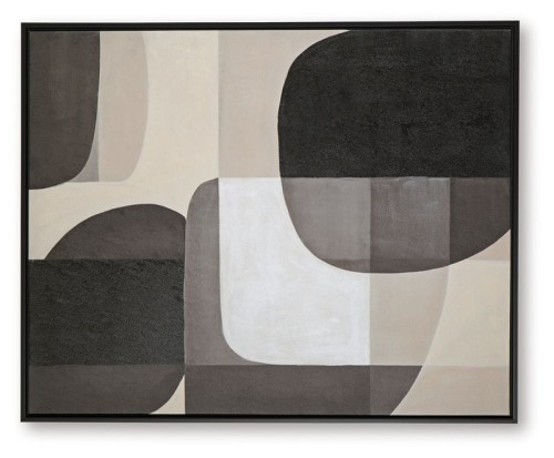Kesleigh - Black / White - Wall Art