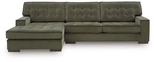 Caspian-Town - Olive - 2-Piece Sectional With LAF Corner Chaise