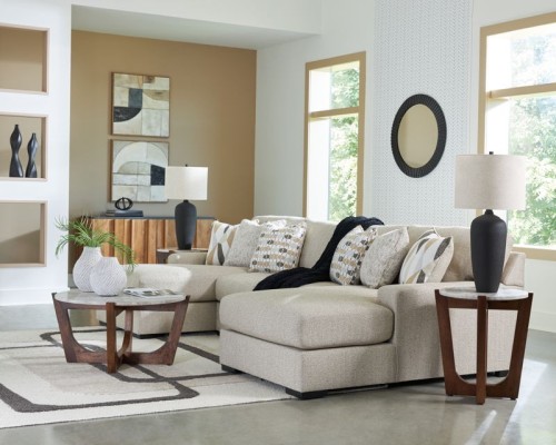LaureLGrove - Pebble - 5-Piece Sectional With RAF Corner Chaise