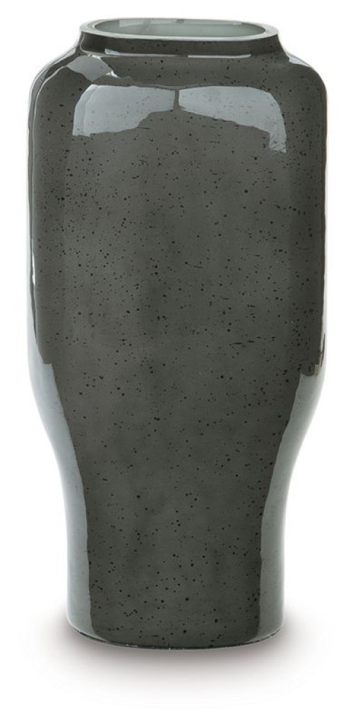 Kierlain - Gray / Black - Vase - 12.25'