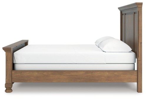 Feddinger - Medium Brown - King Panel Bed