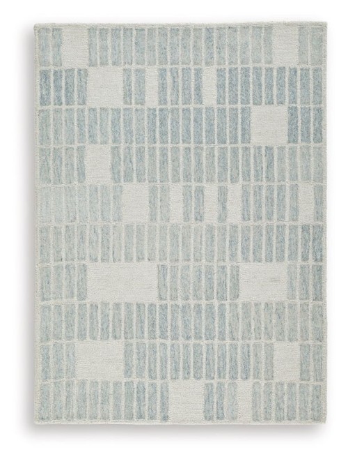 Dylanton - Ivory / Blue - Medium Rug