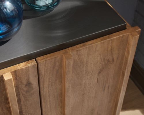 Quintavious - Brown / Charcoal - Accent Cabinet