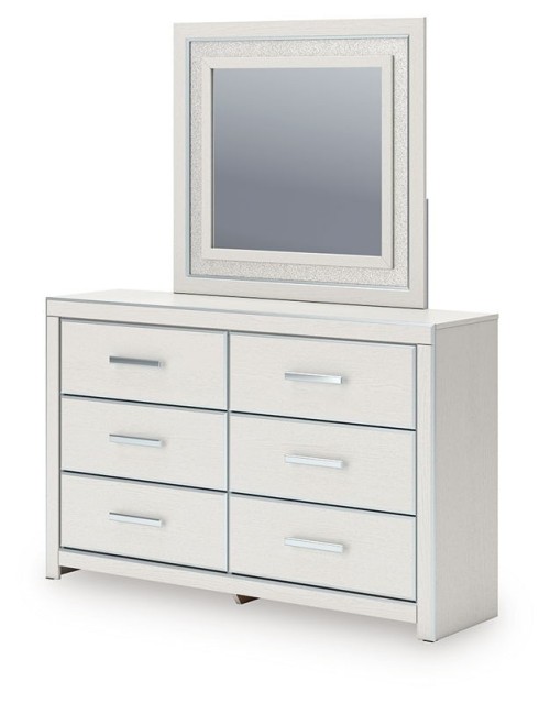 Zuraleus - Dresser And Mirror - White