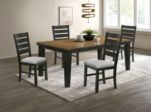 Bardstown - 5 Piece Dining Room Set - Dark Brown