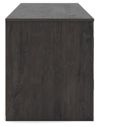 Cayboni - Black - LG TV Stand With Fireplace Option