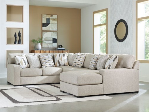 LaureLGrove - Pebble - 5-Piece Sectional With RAF Corner Chaise