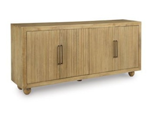 Niam - Light Antique Beige - Accent Cabinet