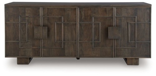 Cato - Dark Brown - Accent Cabinet