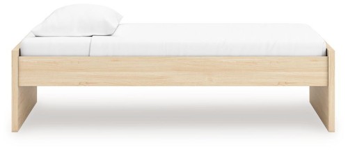 Onita - Natural - Twin Platform Bed With 1 Side Storage