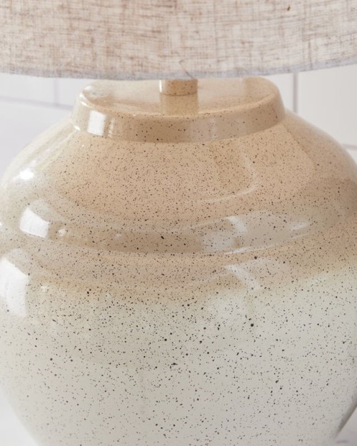 Waldish - Cream / Beige - Metal Table Lamp