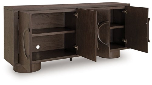 Veeda - Dark Brown - Accent Cabinet