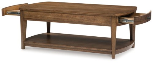 Burkbyer - Brown - Rectangular End Table