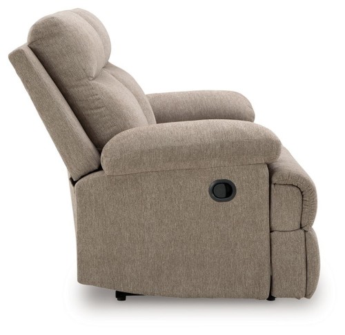 Side-Swipe - Charcoal - Reclining Loveseat