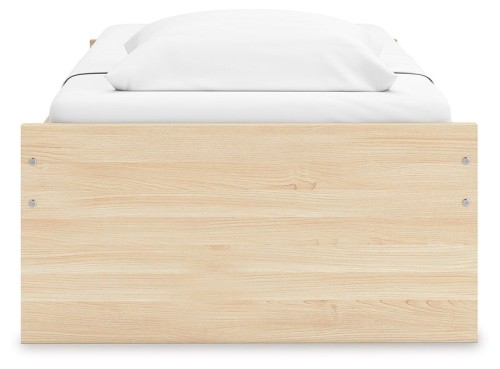 Onita - Natural - Twin Platform Bed With 1 Side Storage