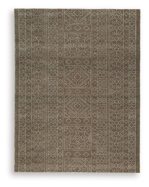 Merrittman - Brown / Ivory - Medium Rug