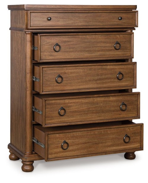 Rowlenstown - Antique White - Five Drawer Chest