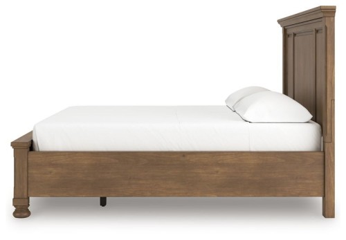 Feddinger - Medium Brown - California King Panel Storage Bed