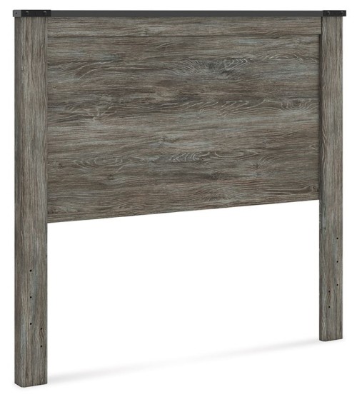 Frandern - Gray - Full Panel Headboard