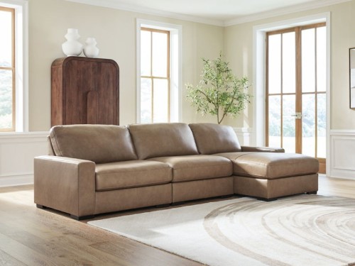 Veronella - 3-Piece Sectional With LAF Corner Chaise - Sahara