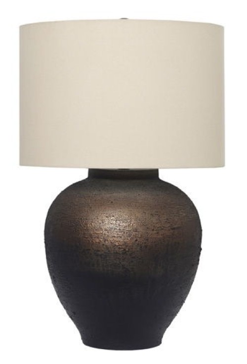 Newgerhard - Brown / Black - Metal Table Lamp