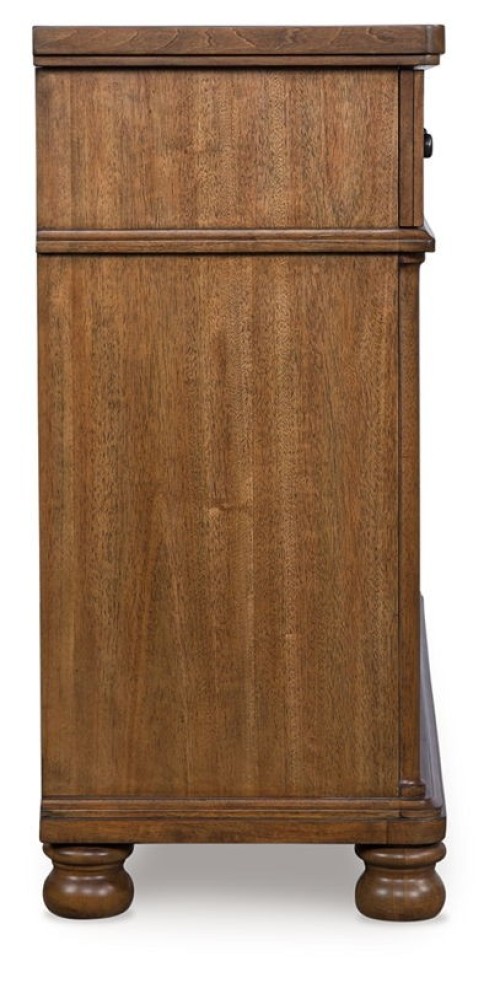 Rowlenstown - Brown - Dresser And Mirror