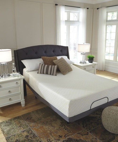 Chime 12 Inch Memory Foam - White - Queen Mattress - 12-inch