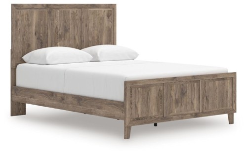 Rusticott - Brown - King Panel Bed