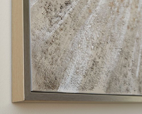 Waldard - Gray / Taupe / White - Wall Art