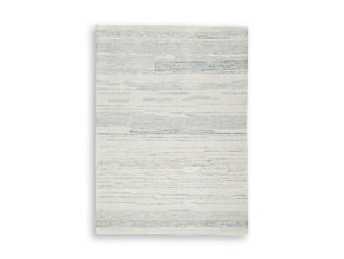 Genemost - Ivory / Blue - Medium Rug