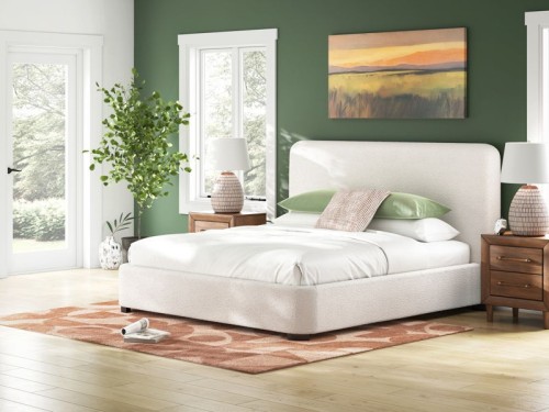 Brintstreet - Beige - King Upholstered Bed