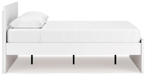 Onita - White - Queen Panel Platform Bed