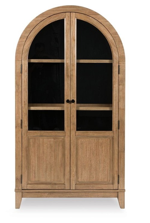 Dagandale - Natural / Black - Accent Cabinet
