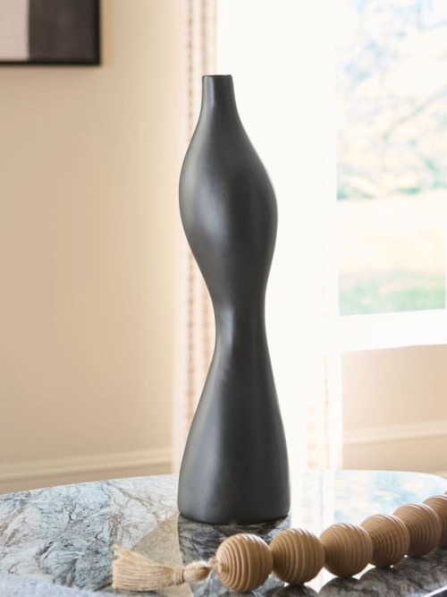 Judsen - Black - Vase - 21.25"