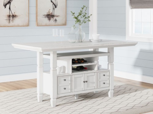 Robbinsdale - Antique White - Counter Height Dining Table