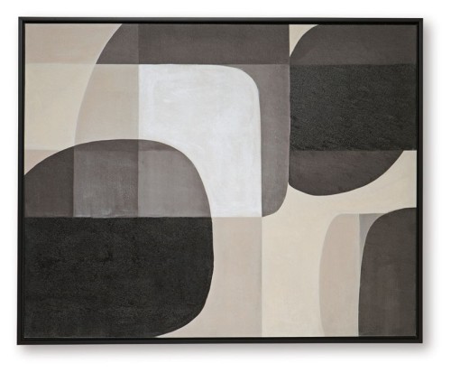 Kesleigh - Black / White - Wall Art