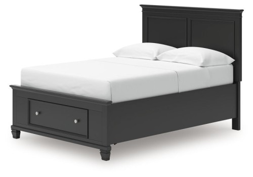 Lanolee - Black - Twin Panel Bed