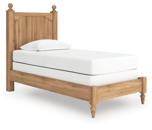 Aleaport - Warm Brown - King Panel Bed
