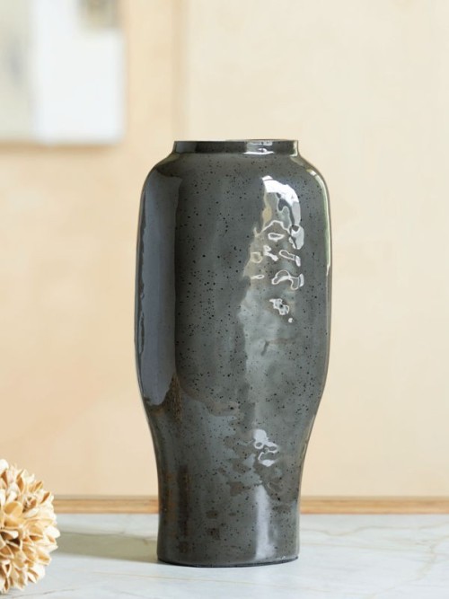 Kierlain - Gray / Black - Vase - 12.25'