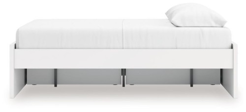 Onita - White - Queen Platform Bed With 2 Side Storage