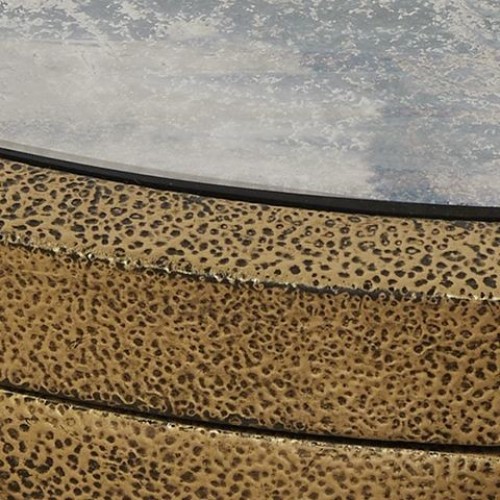 Korajane - Antique Gold - Round End Table