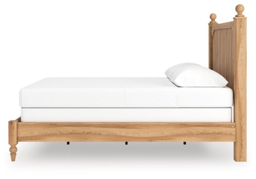 Aleaport - Warm Brown - King Panel Bed