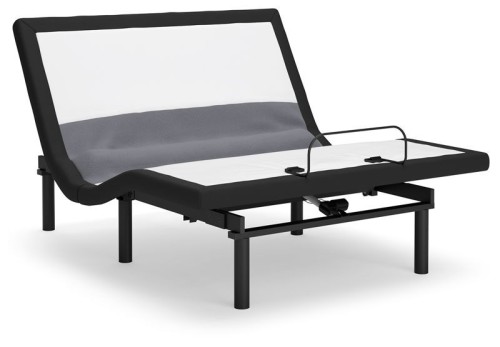 Best Base With Lumbar And Audio - Charcoal Gray - King Adjustable Base