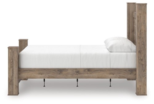 Rusticott - Brown - Queen Poster Bed